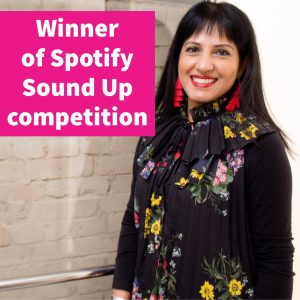 Sangeeta Pillai, winning Spotify Sound Up competition