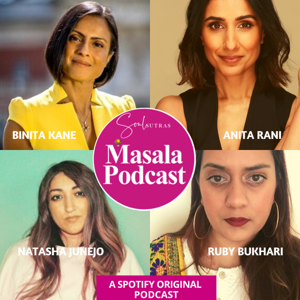 Masala Podcast interviews the women behind South Asian Heritage Month (SAHM): Binita Kane, Anita Rani, Ruby Bukhari & Natasha Junejo. It seeks to raise the profile of British South Asian heritage and history in the UK.