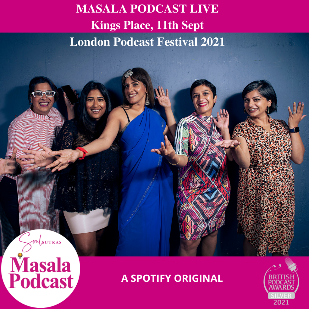 This very special episode of Masala Podcast Live was recorded at Kings Place London on Sat 11th Sept as part of the London Podcast Festival.